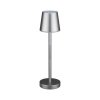 Lampka stołowa nocna V-TAC 3W LED 39cm ładowanie ściemnianie szara VT-7703 4000K 70lm